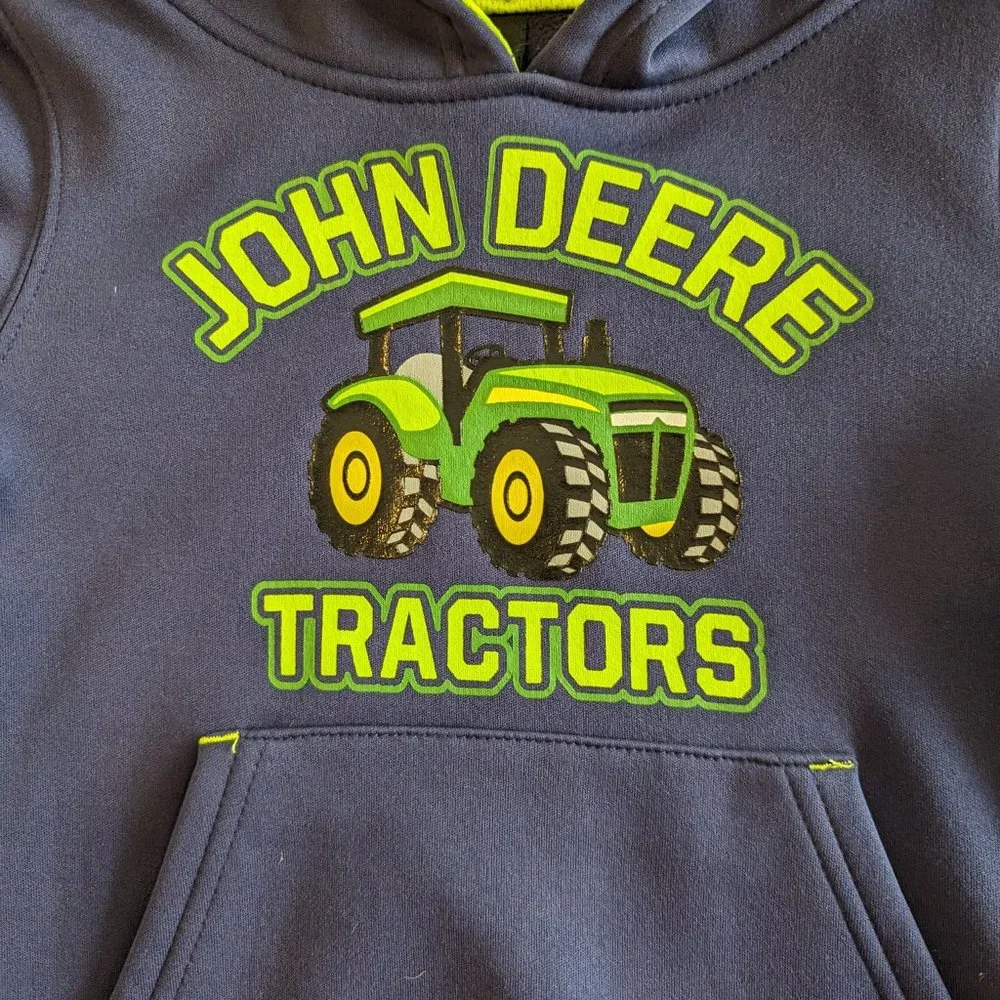 John Deere Tractor Boy's Hoodie Size 2T 💙